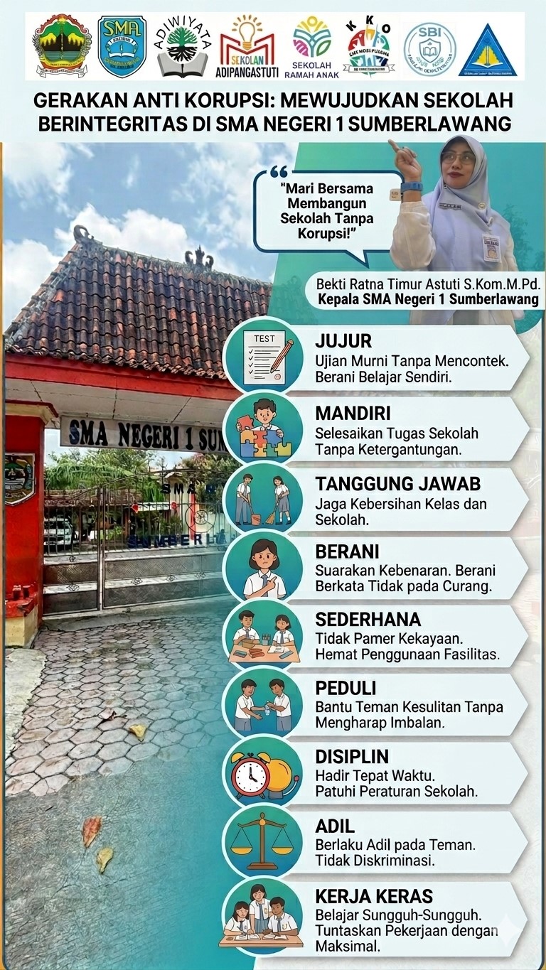 Gerakan Anti Korupsi: Mewujudkan Sekolah Berintegritas di SMA Negeri 1 Sumberlawang